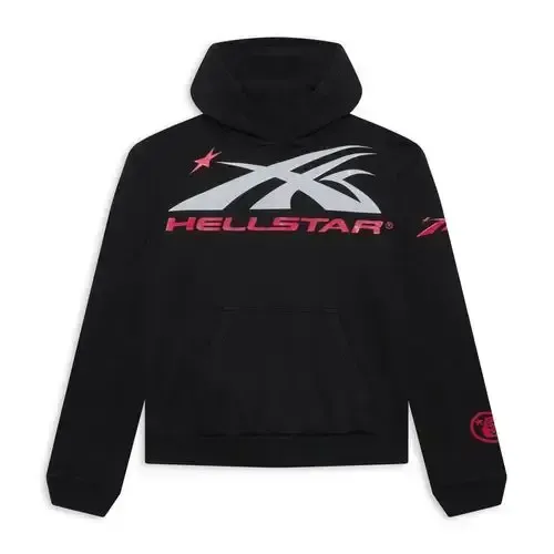 Black Hellstar Sports Hoodie