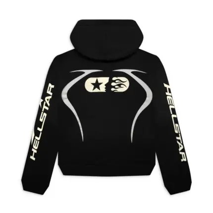 Black Hellstar Sports Jet Hoodie