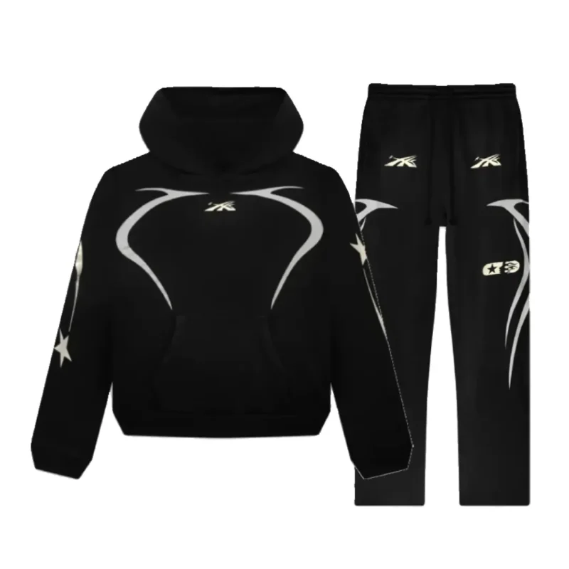 Black Hellstar Sports Jet Tracksuit