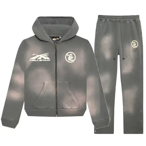 Grey Hellstar Sports Tracksuit