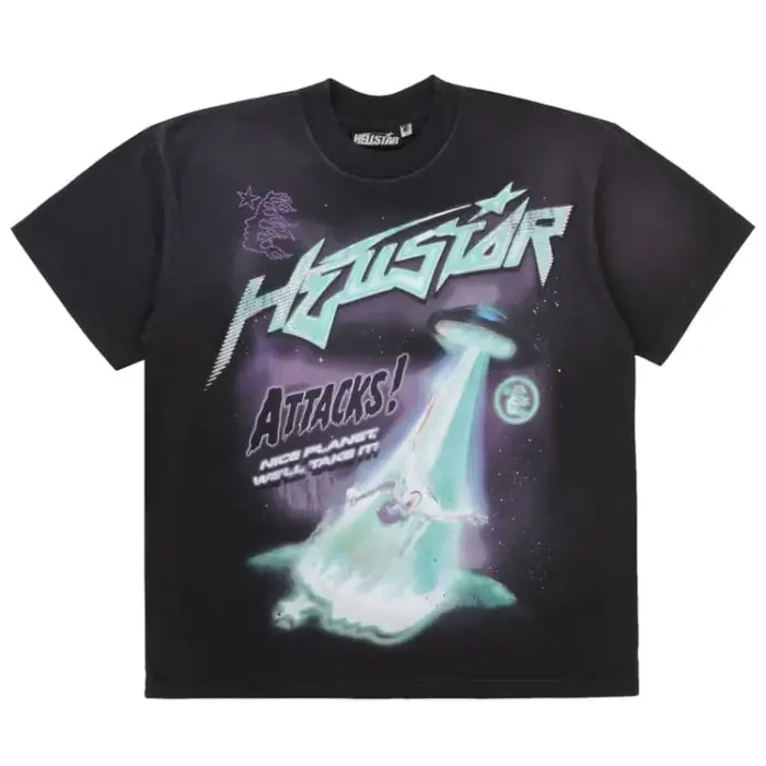 Hellstar Attacks Tee Black