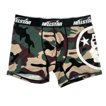 Hellstar Boxer Briefs Pack Black, Grey & Camo