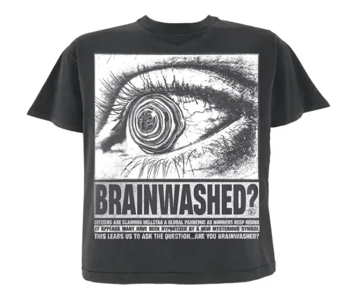 Hellstar Brainwashed Eyeball Tee Black