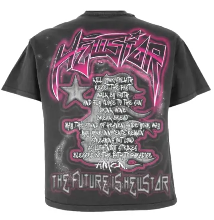 Hellstar Future Pink Goggles Black Washed Tee