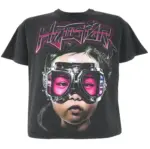 Hellstar Future Pink Goggles Black Washed Tee