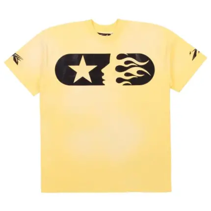 Hellstar Sports Marathon Tee Washed Yellow