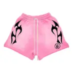 Hellstar Studios Flame Sweatshorts Pink