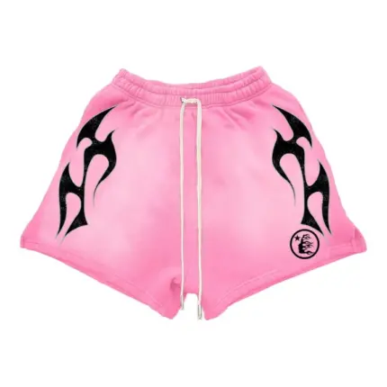 Hellstar Studios Flame Sweatshorts Pink