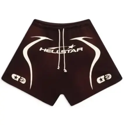 Hellstar Warm-Up Shorts Brown