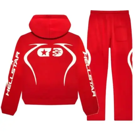 Red Hellstar Sports Tracksuit