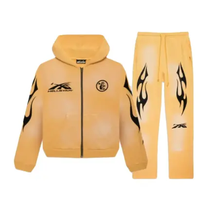 Yellow Hellstar Sports Tracksuit