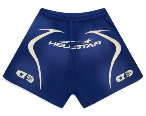 Hellstar Warm-Up Shorts Blue